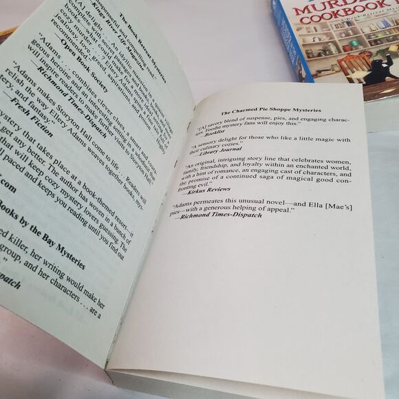 Lot of 3 ELLERY ADAMS - Cozy MYSTERIES - Book Retreat #2, 4, 7 MM PAPERBACK - Picture 10 of 13